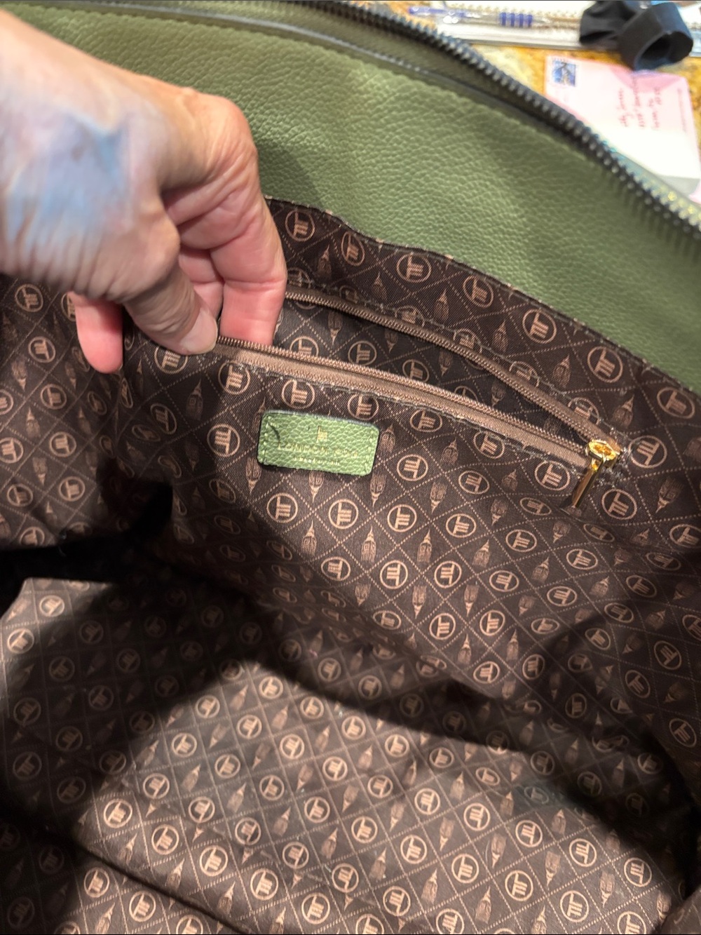 London Fog tote bag - Picture 5 of 6